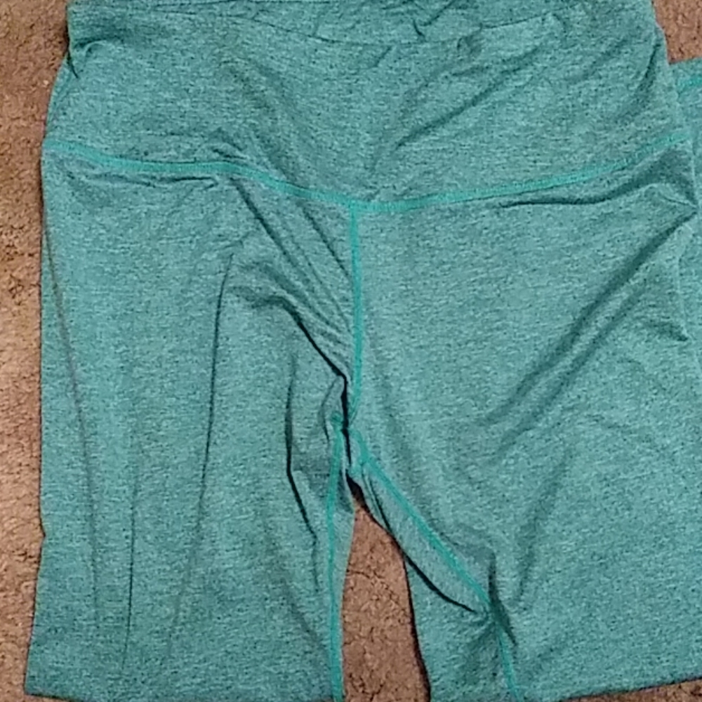 Light Blue, Capri yoga pants